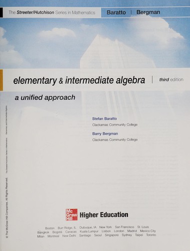 Elementary & Intermediate Algebra Annota