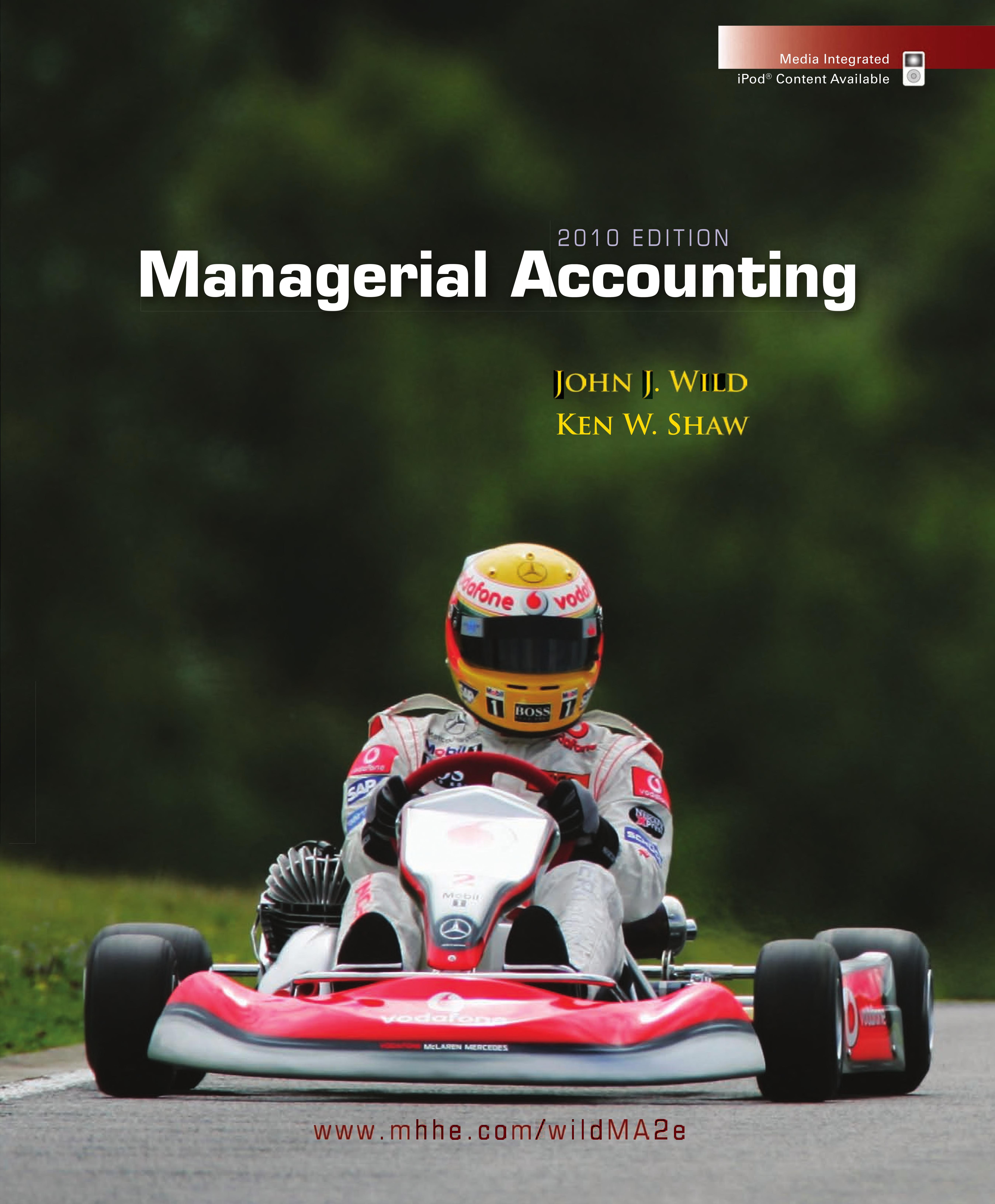 Managerial Accounting 2010 Edition