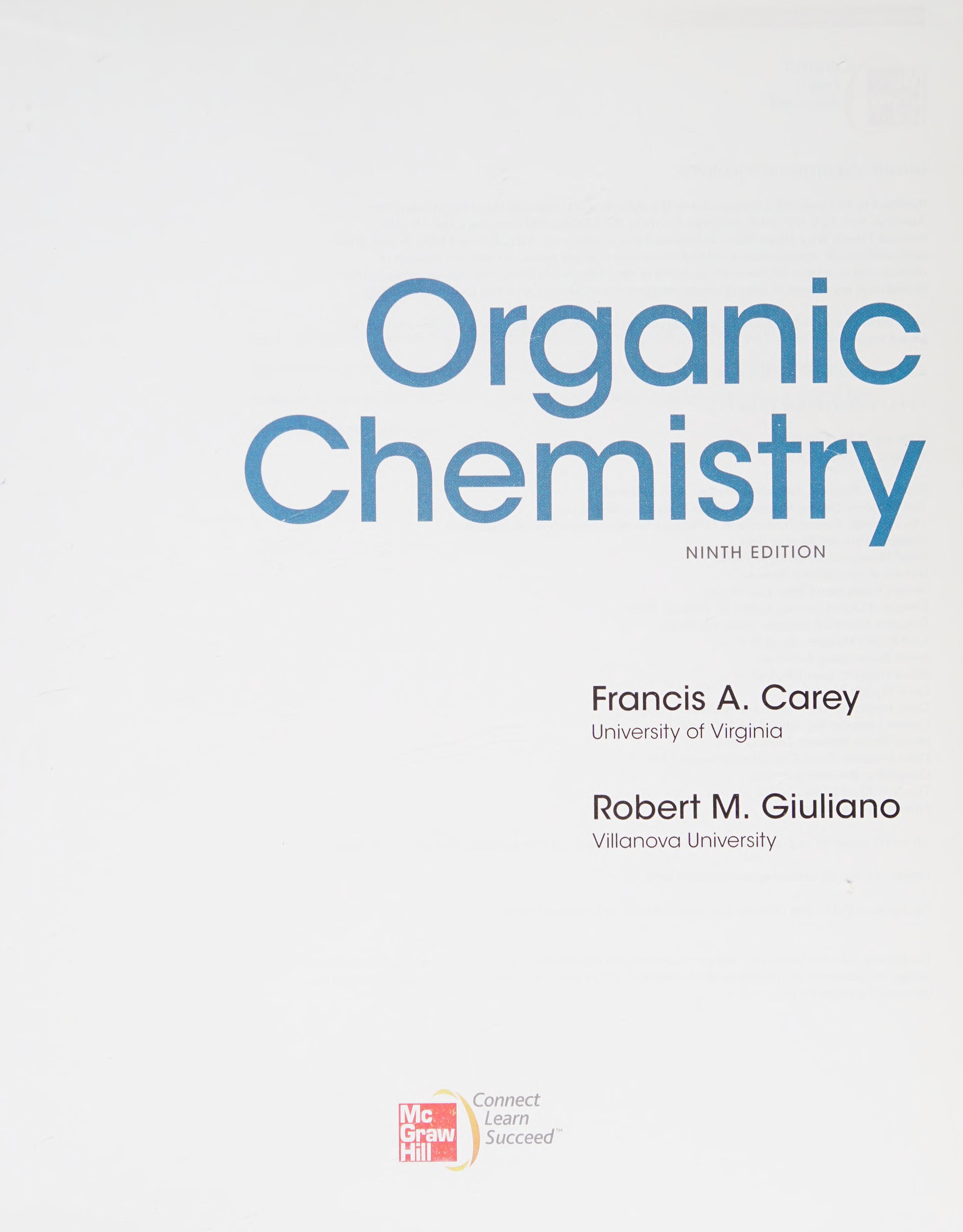 Organic Chemistry, 9th Edition