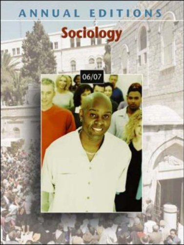Annual Editions: Sociology 06/07
