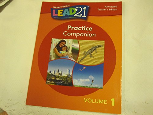 Lead21 PRACTICE COMPANION Vol 1 (Grade 1) ANNOTATED TEACHER'S EDITION