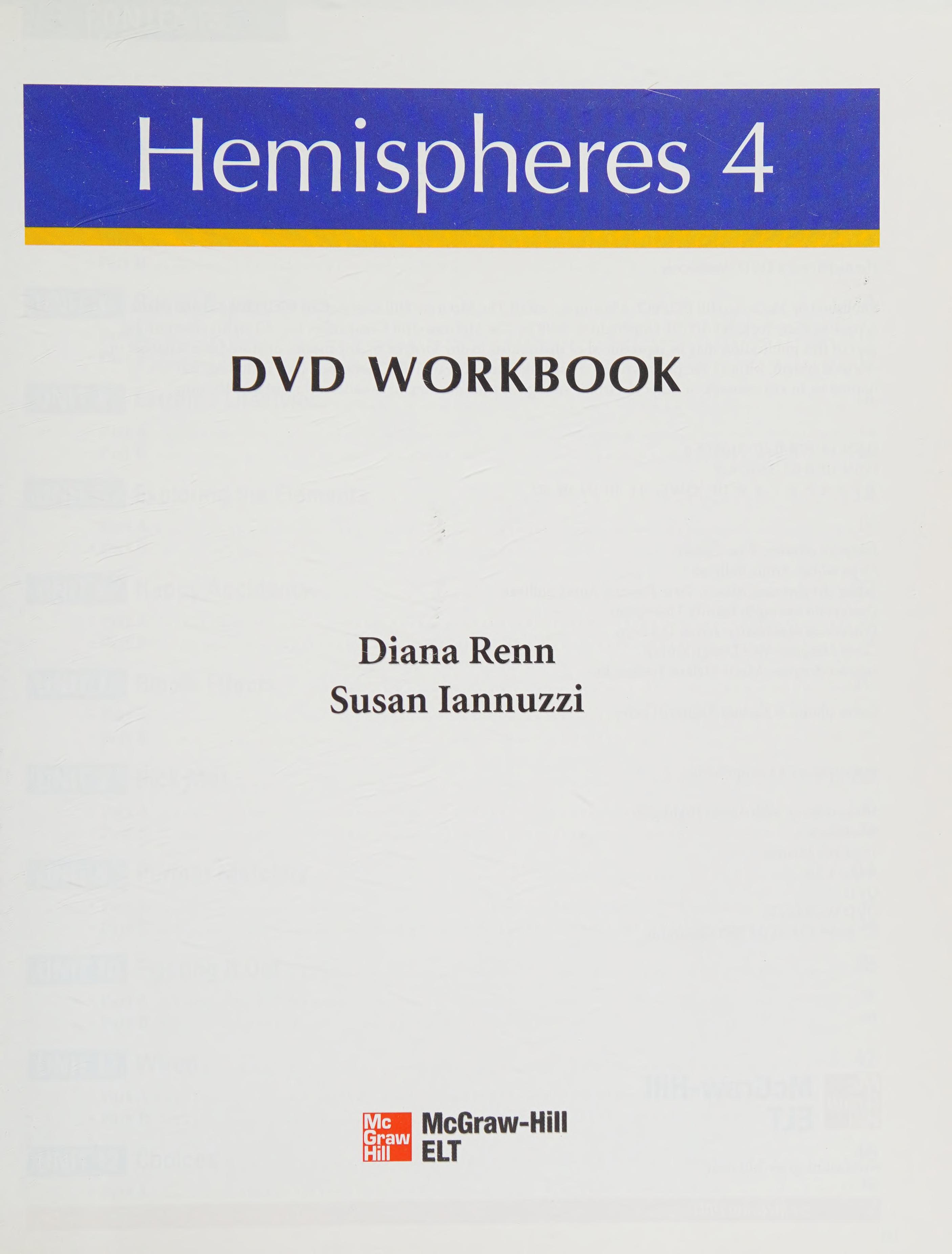 Hemispheres - Book 4 (High Intermediate) - Student Book W/ Audio Highlights And Online Learning Center