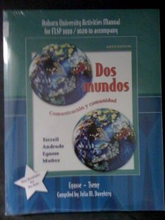 Dos Mundos Activities Manual For Auburn University