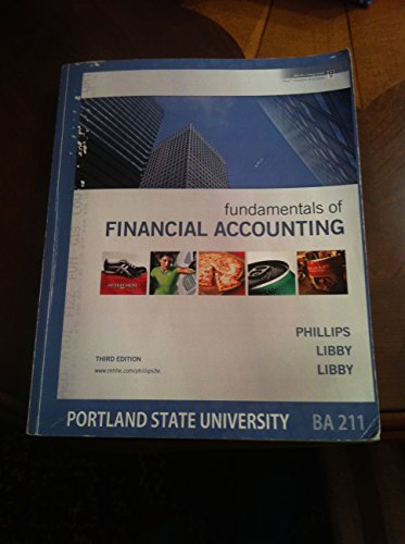 Fundamentals of Financial Accounting