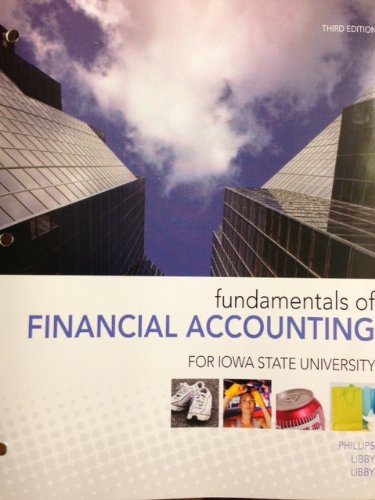 Fundamentals of Financial Accounting for Iowa State University