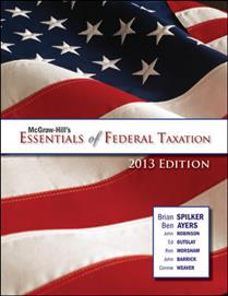 McGraw-Hill's Essentials of Federal Taxation, 2013 Edition