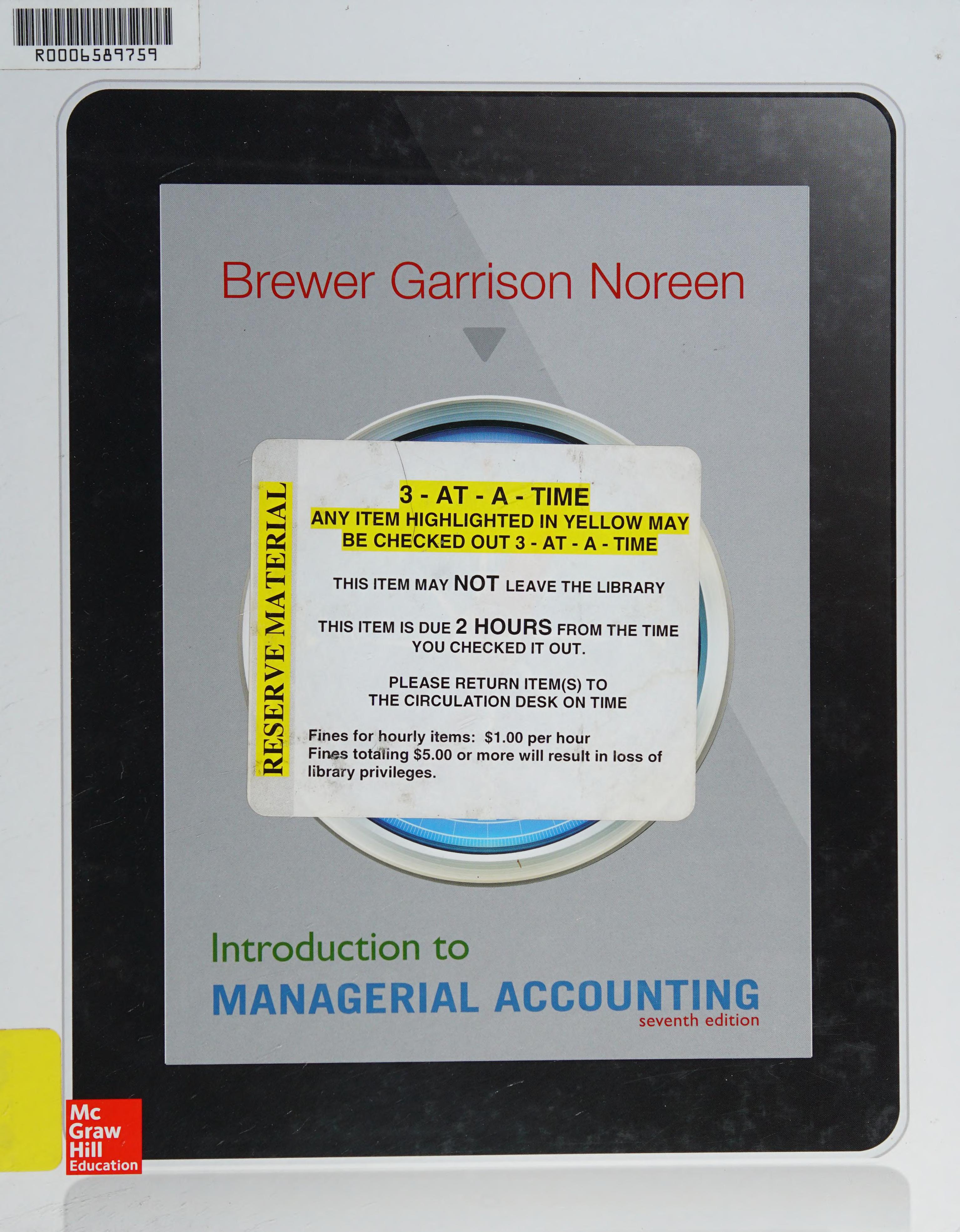 Introduction to Managerial Accounting