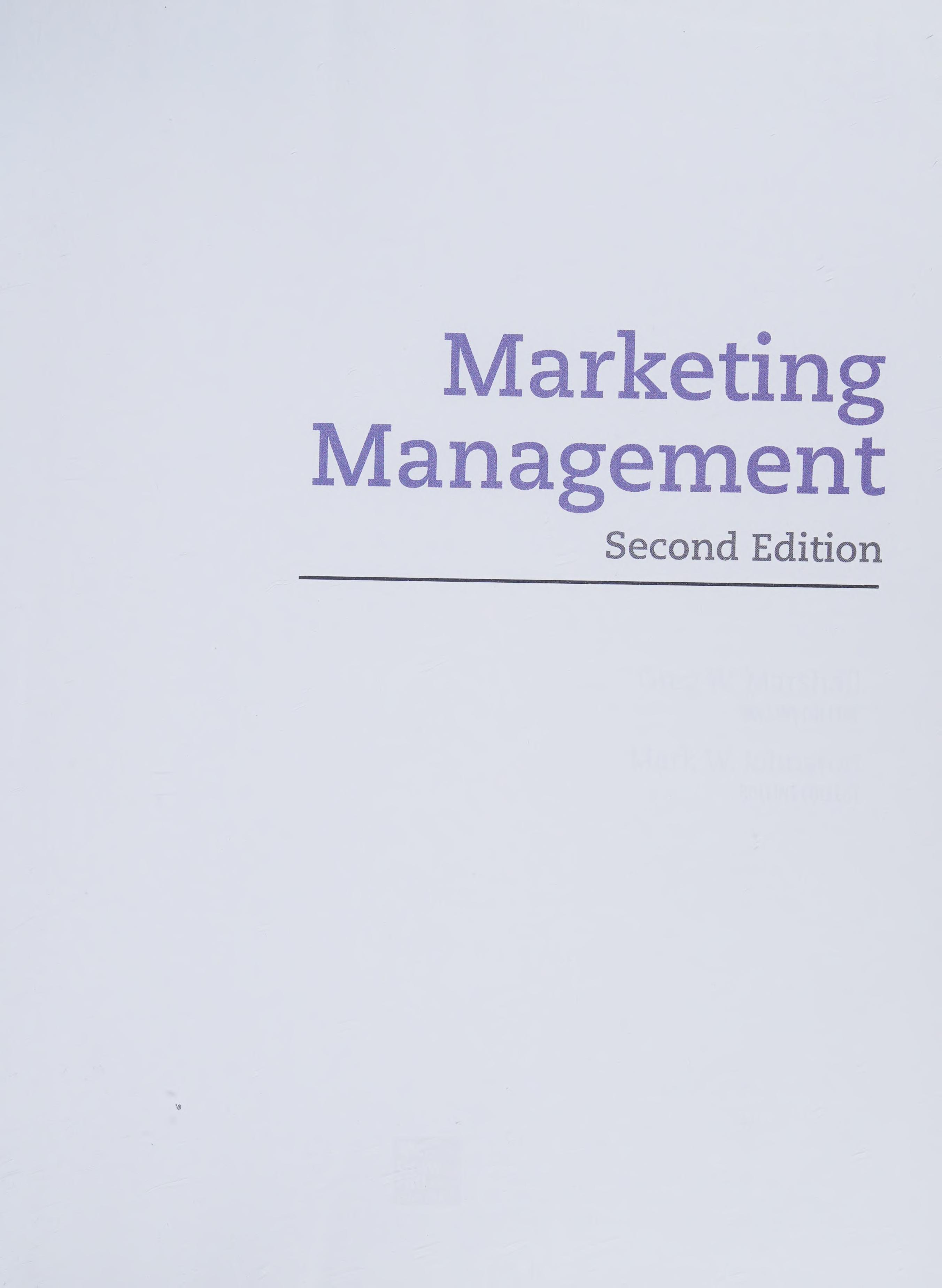 Marketing Management
