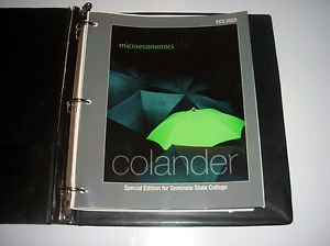 Microeconomics Colander 9/E