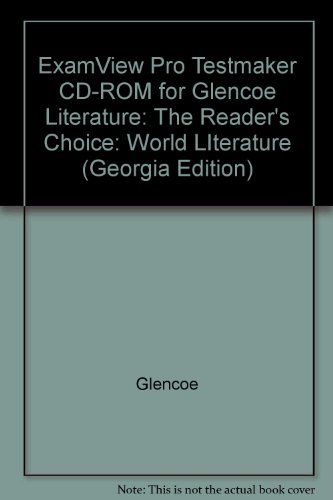 Examview Pro Testmaker Cd-Rom for Glencoe Literature