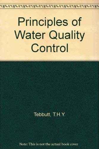 Principles of Water Quality Control