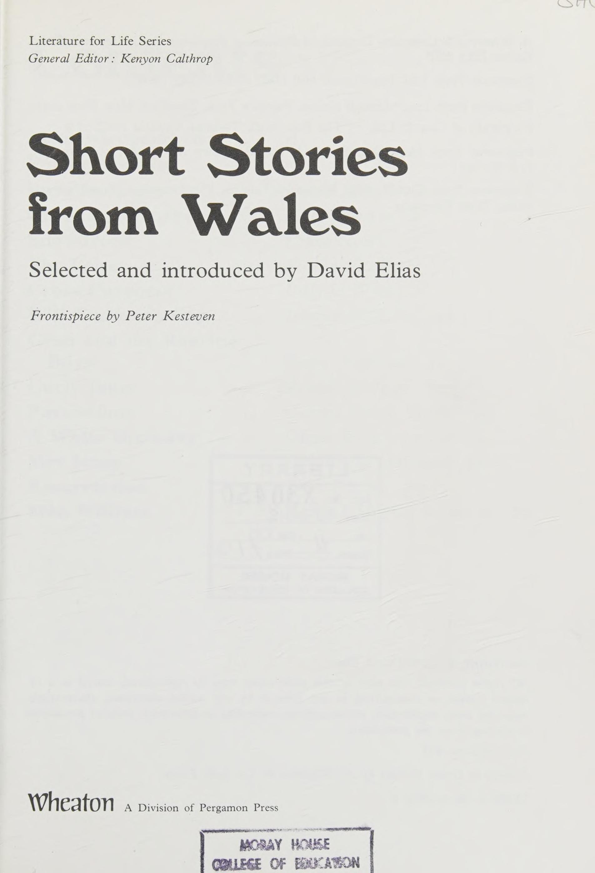 Short Stories from Wales