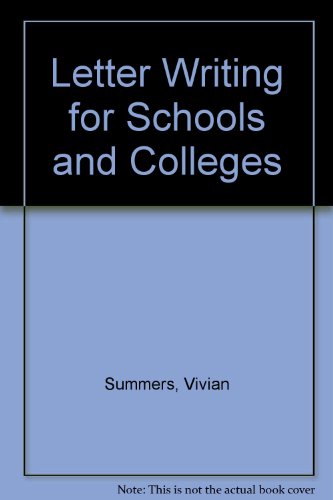 Letter Writing for Schools and Colleges