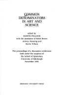 Common Denominators in Art and Science