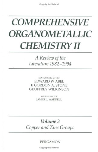 Comprehensive Organometallic Chemistry Ii, Volume 3
