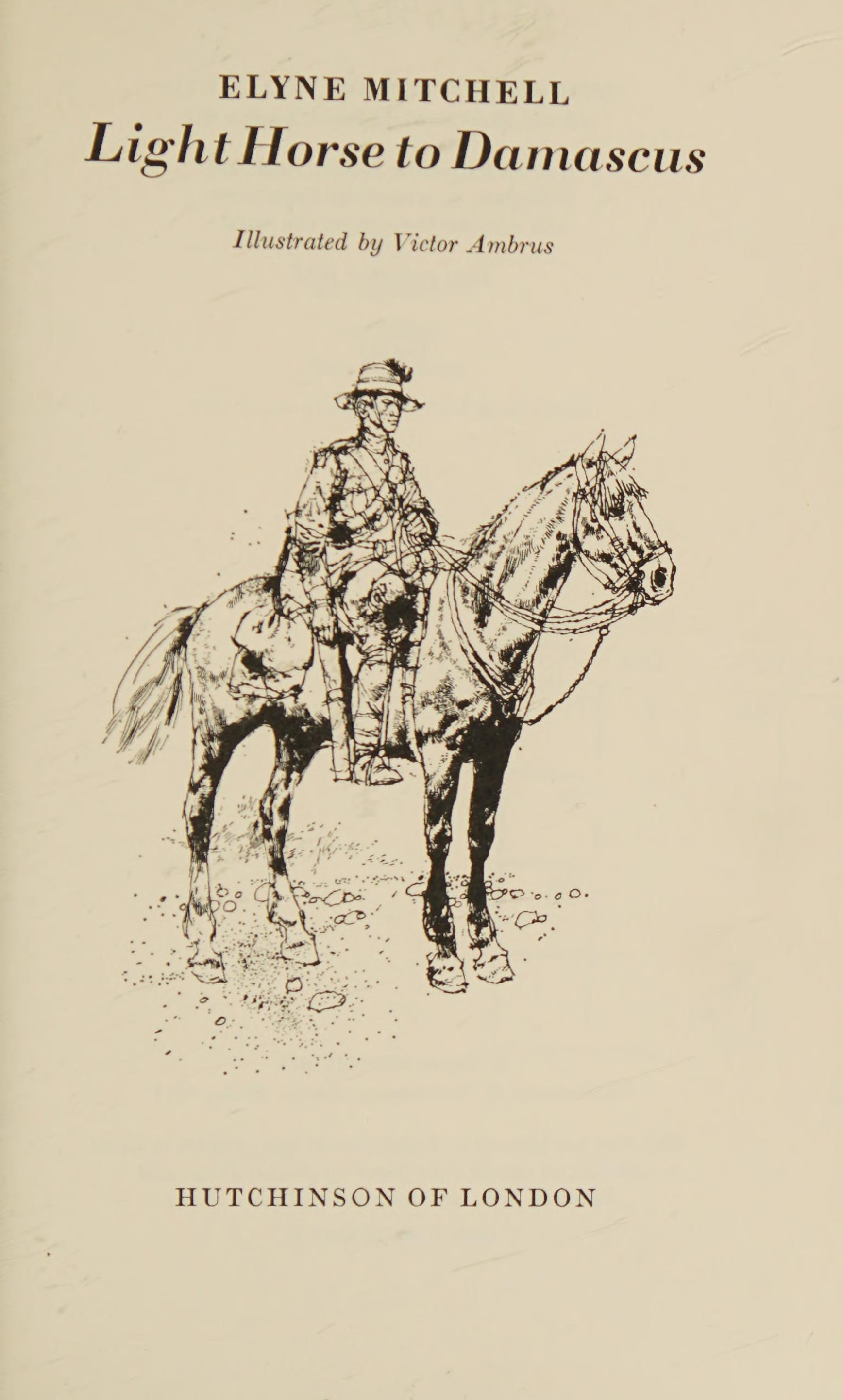 Light Horse to Damascus