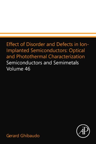 Effect of Disorder and Defects in Ion-Implanted Semiconductors