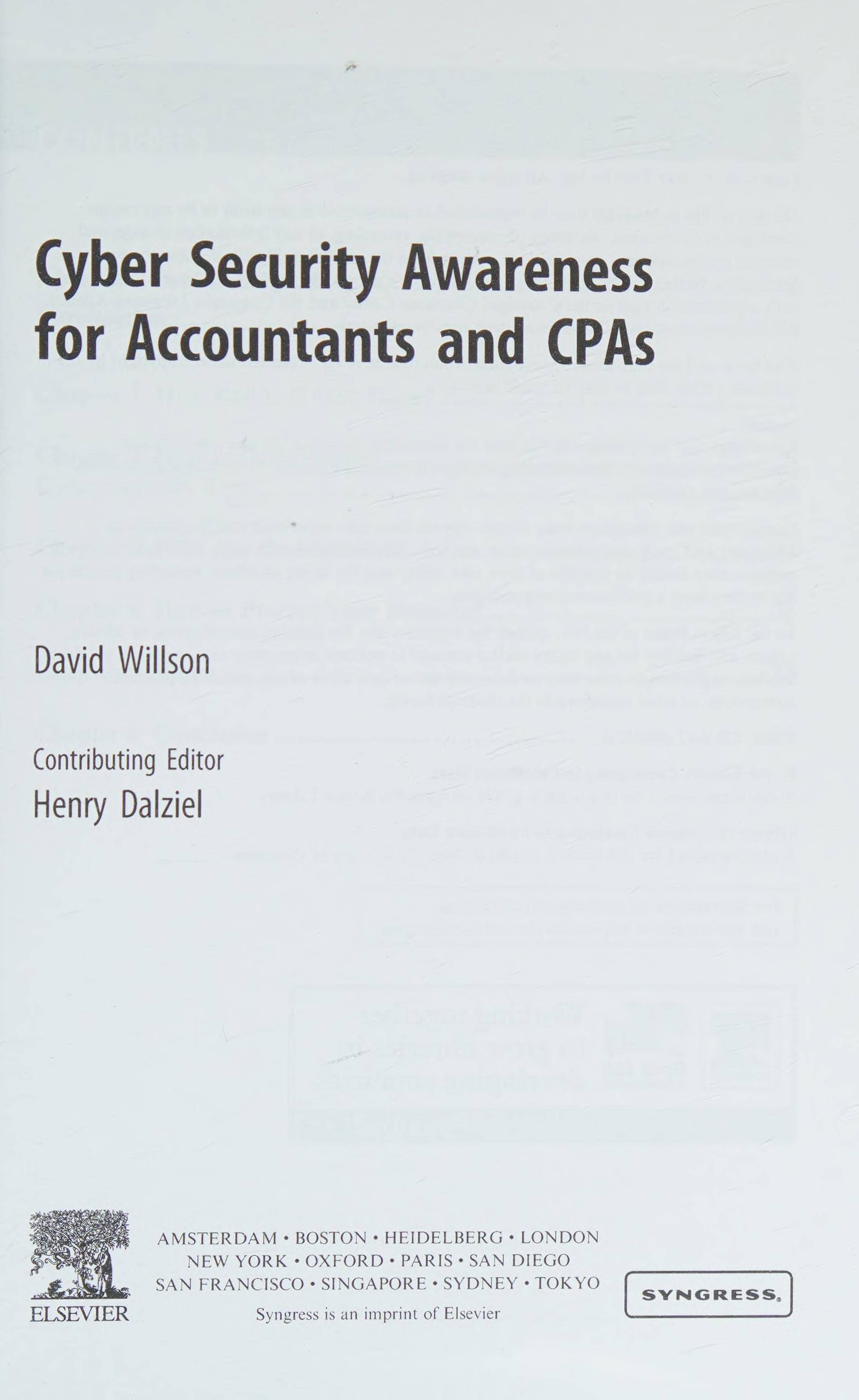 Cyber Security Awareness For Accountants And Cpas