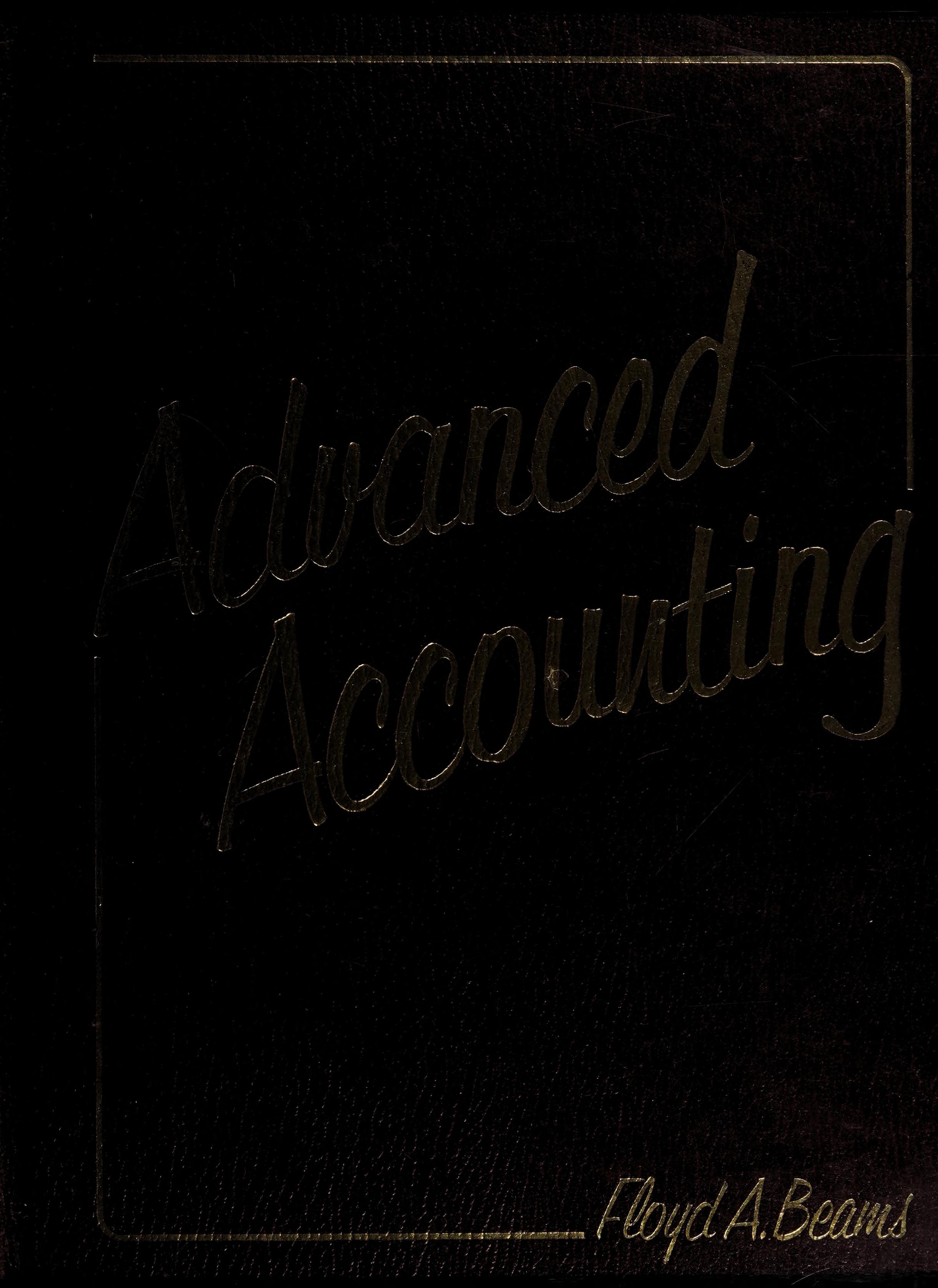 Advanced Accounting