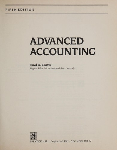 Advanced Accounting