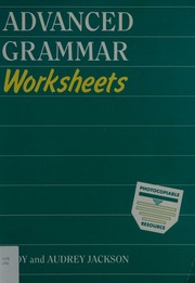 Advanced Grammar Worksheets