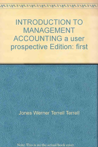 Introduction To Management Accounting