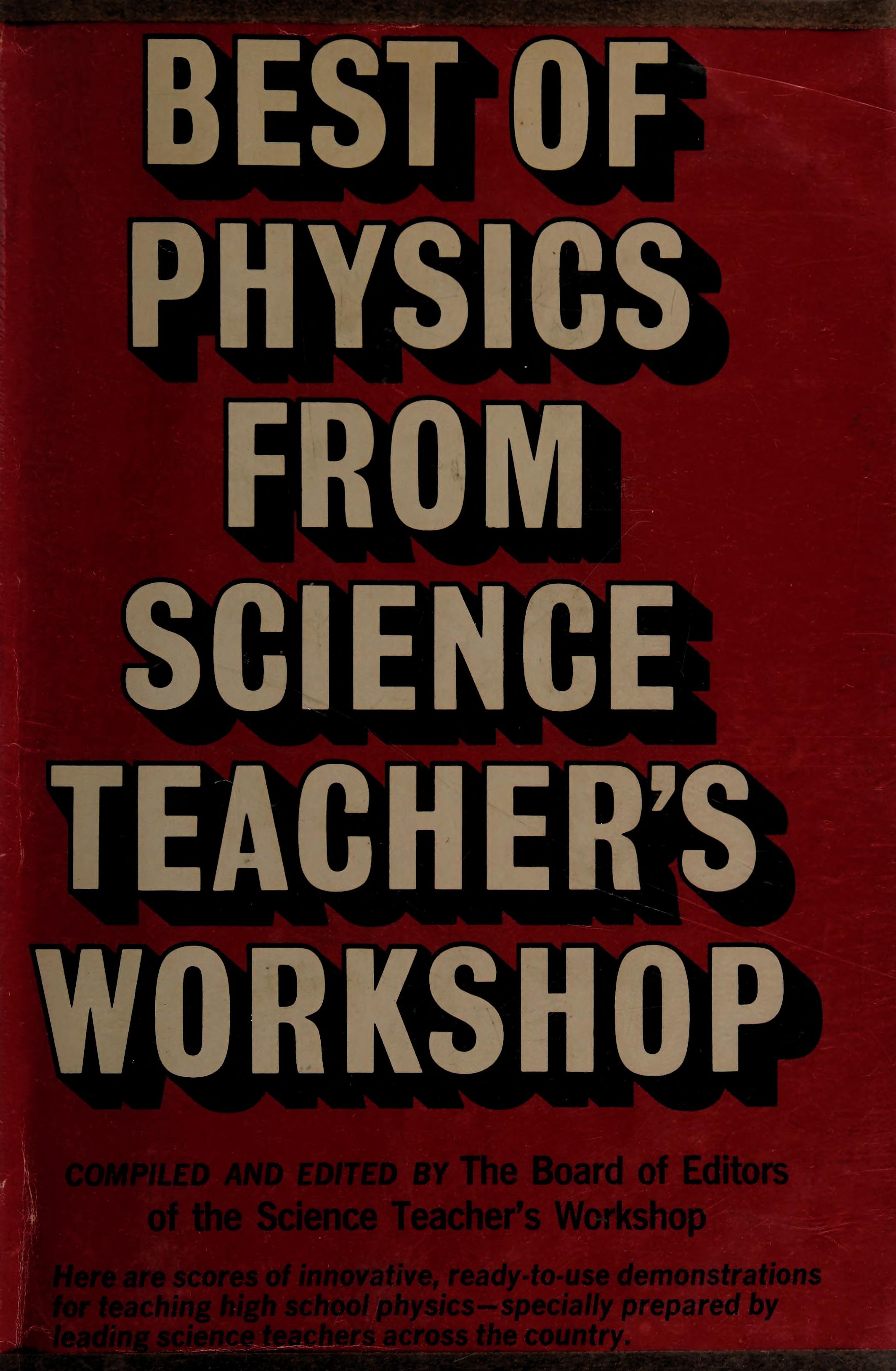 Best Of Physics From Science Teacher'S Workshop