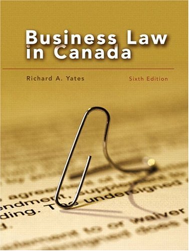 Business Law in Canada