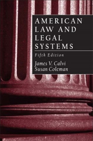 American Law And Legal Systems