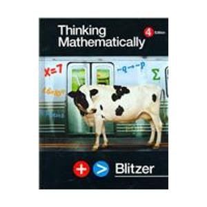Thinking Mathematically
