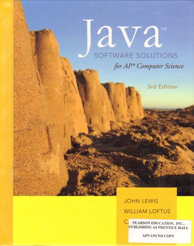Java Software Solutions AP Comp. Science