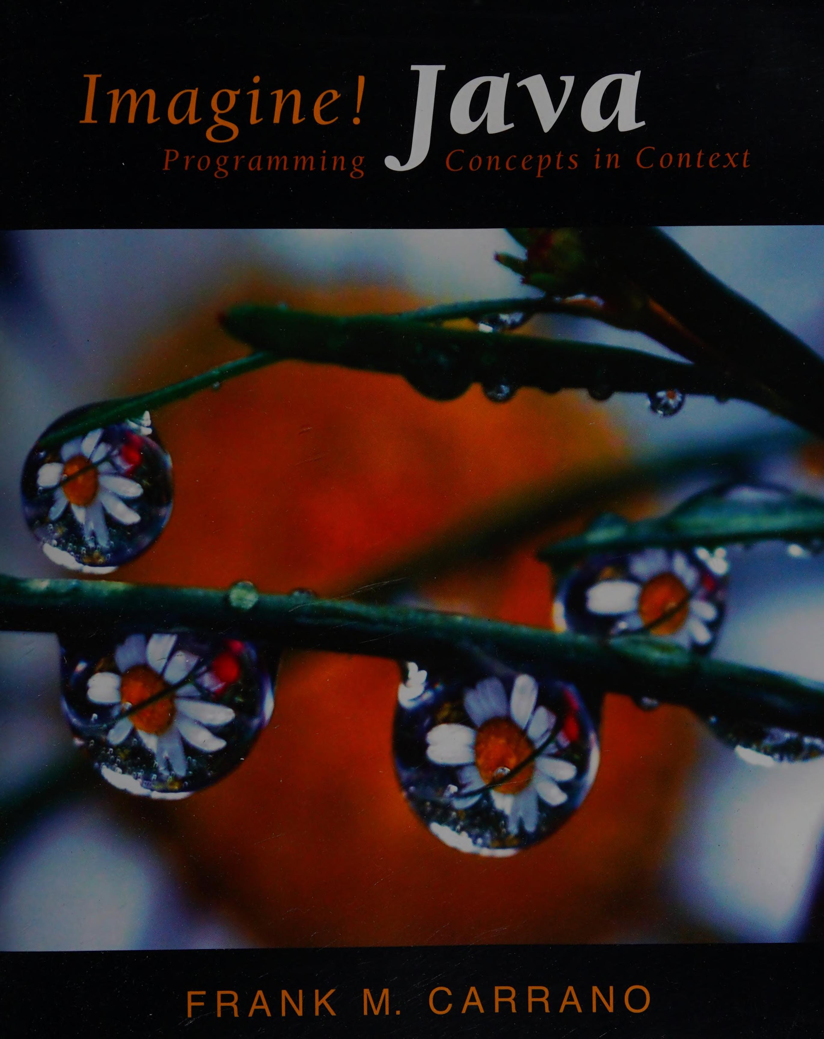 Imagine! Java: Programming Concepts In Context