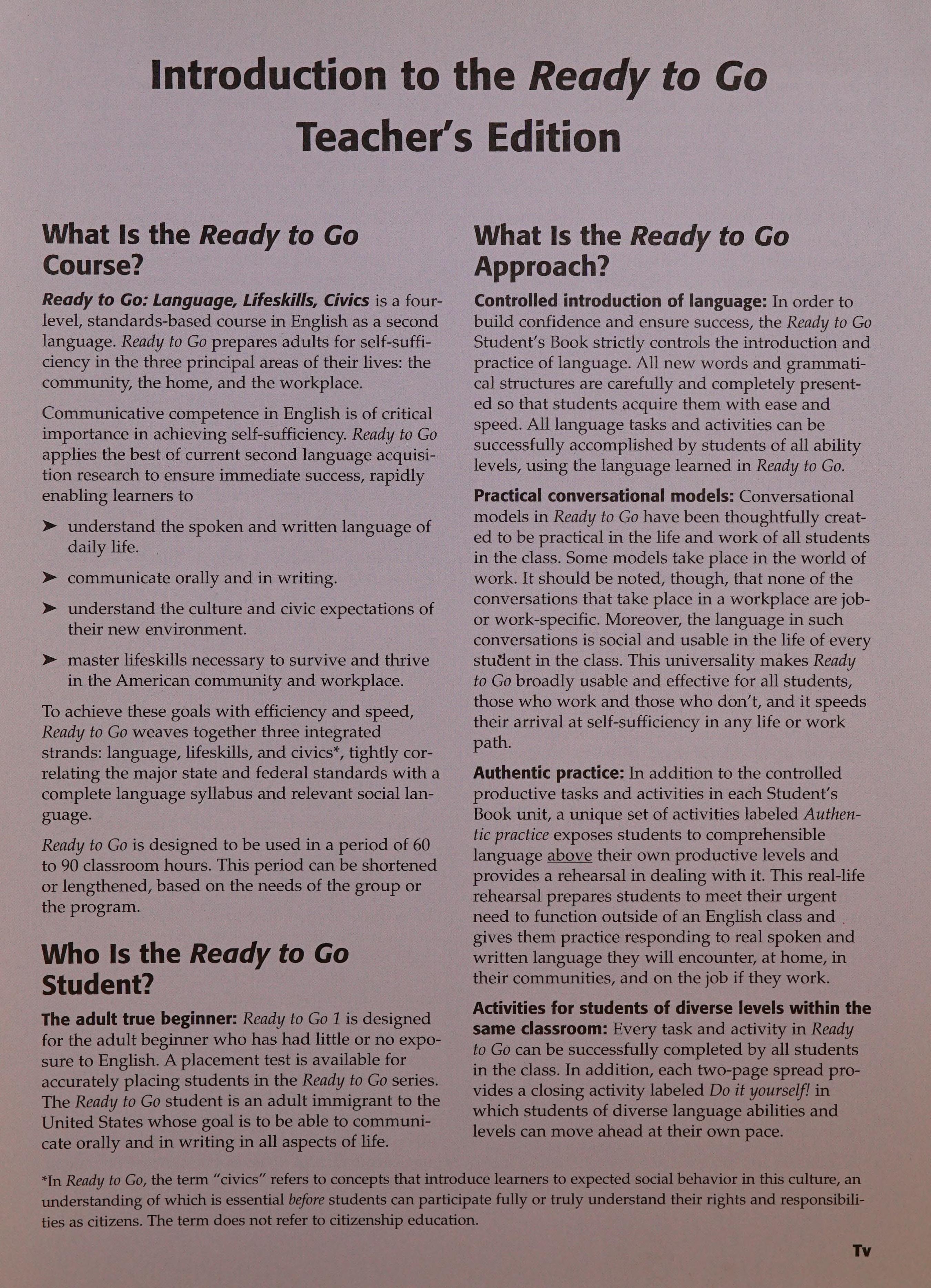 Ready to Go 1 with Grammar Booster Teacher's Edition