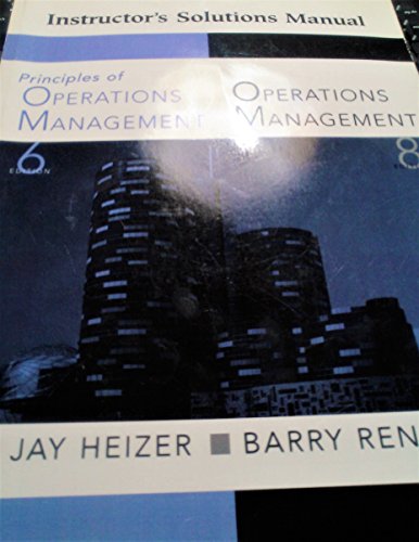 Operations Management - Instructor's Edition
