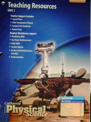 PH CA Focus on Physical Science Teaching Resources Unit 2