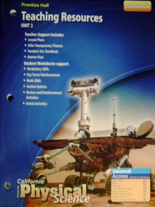 PH CA Focus on Physical Science Teaching Resources Unit 3