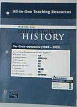 Prentice Hall United States History All-in-One Teaching Resources the Great Depression (1928-1932)