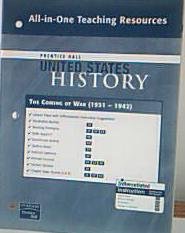 Prentice Hall United States History All-in-One Teaching Resources the Coming of War. (1931-1942)