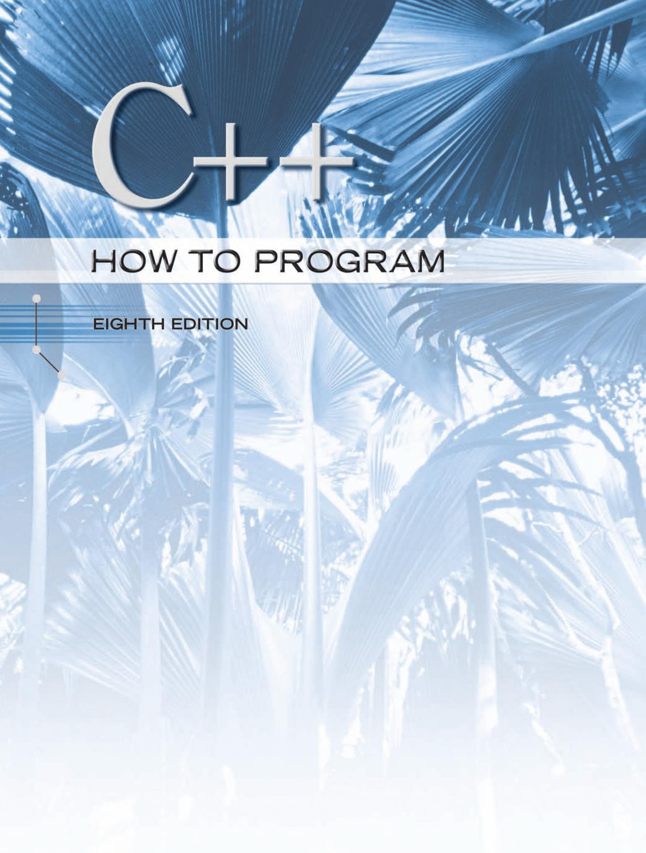 C++ How To Program