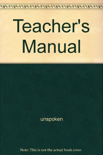 Teacher's Manual