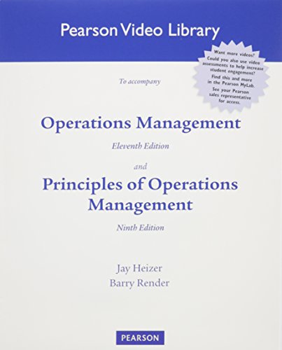 Operations Management & Principles of Operations Management
