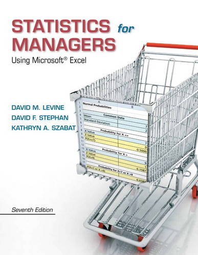 Statistics For Managers Using Microsoft Excel