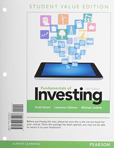 Fundamentals of Investing, Student Value Edition