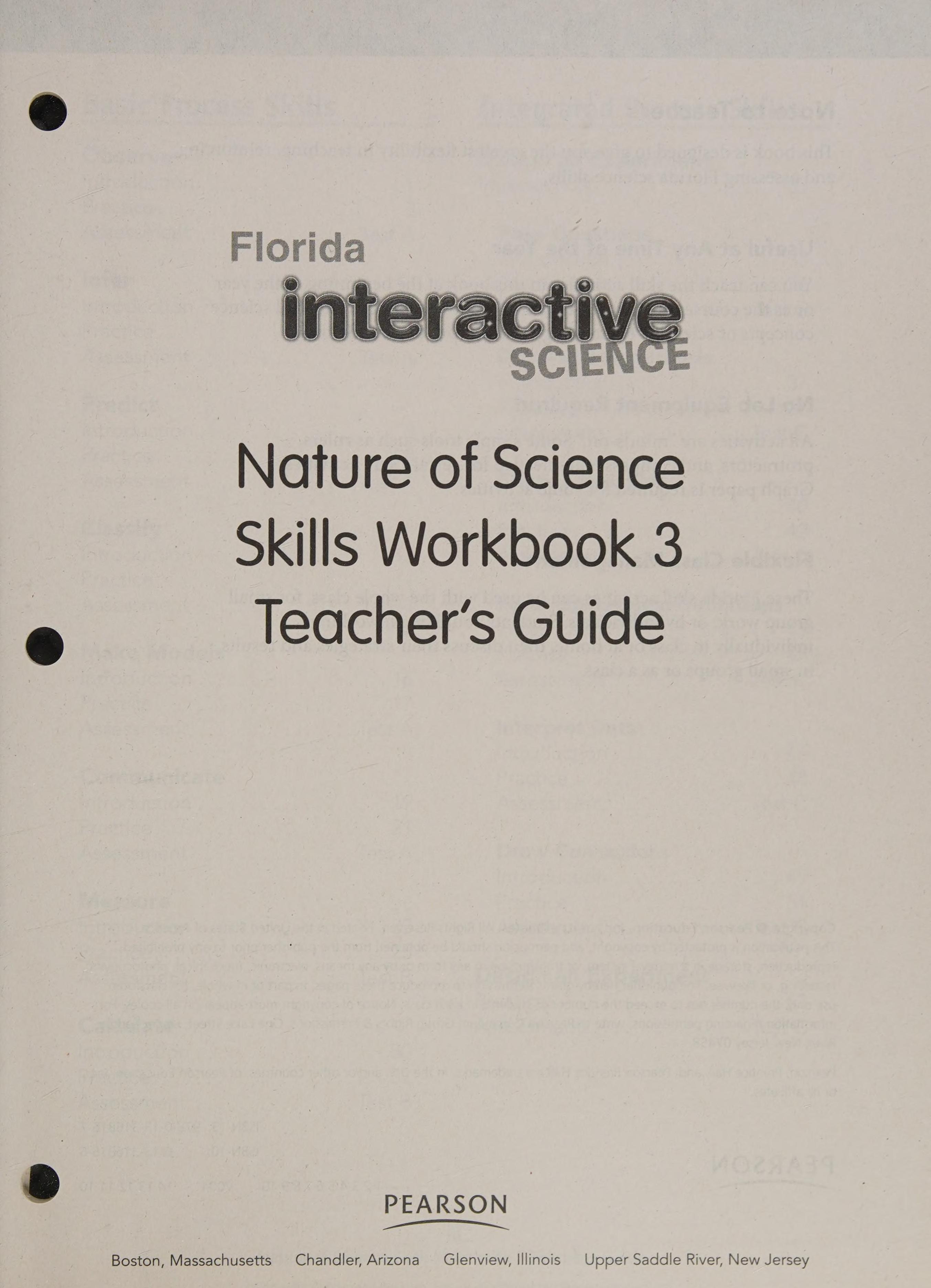Florida Nature of Science Skils Workbook 3 Teacher's Guide (Interactive Science)