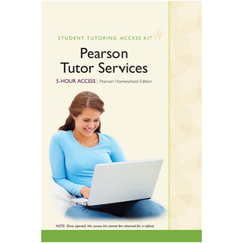 Pearson Tutor Services for Homeschool 5 Hour Access Kit