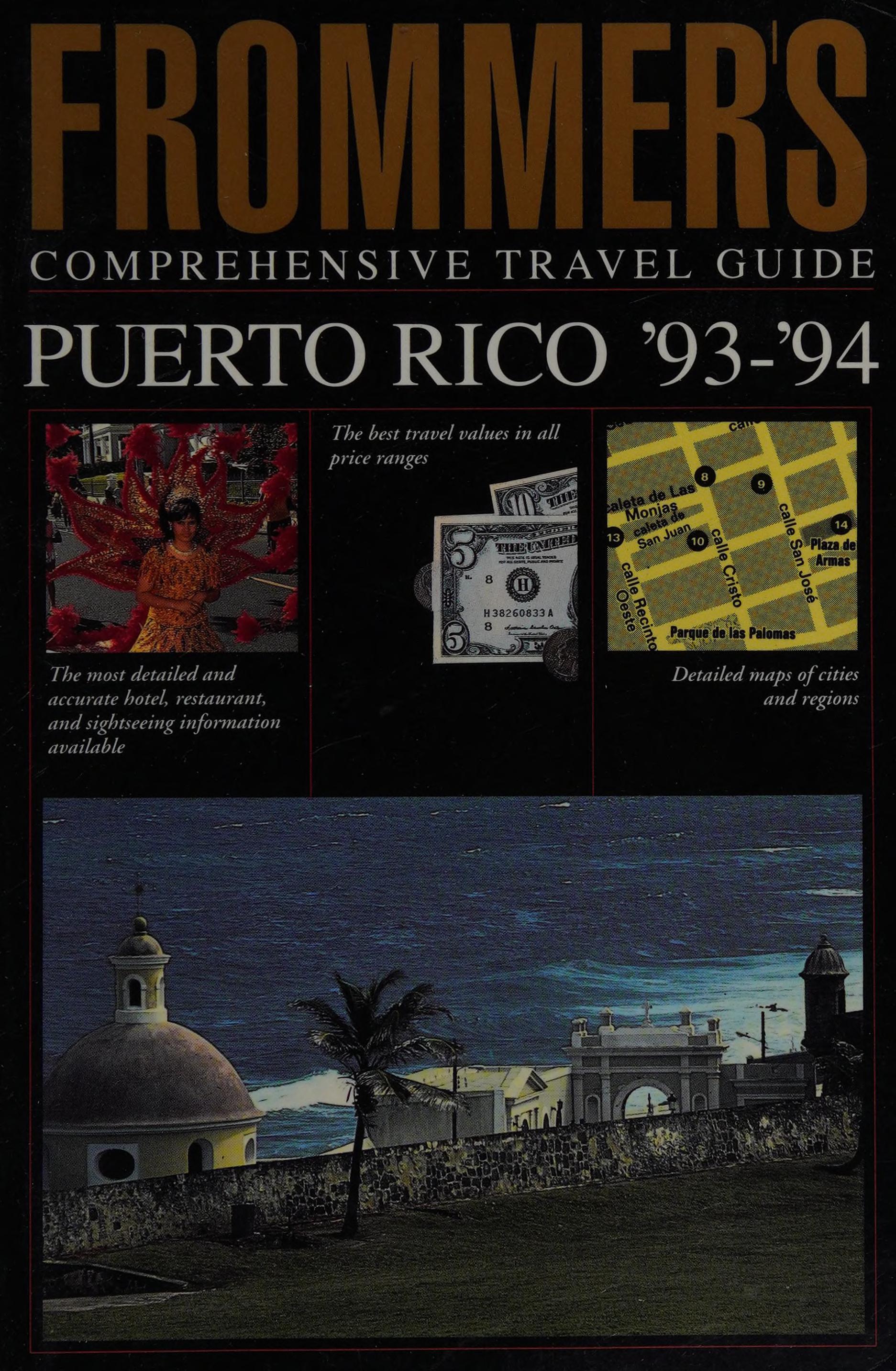 Frommer'S Guide To Puerto Rico, 1993-1994