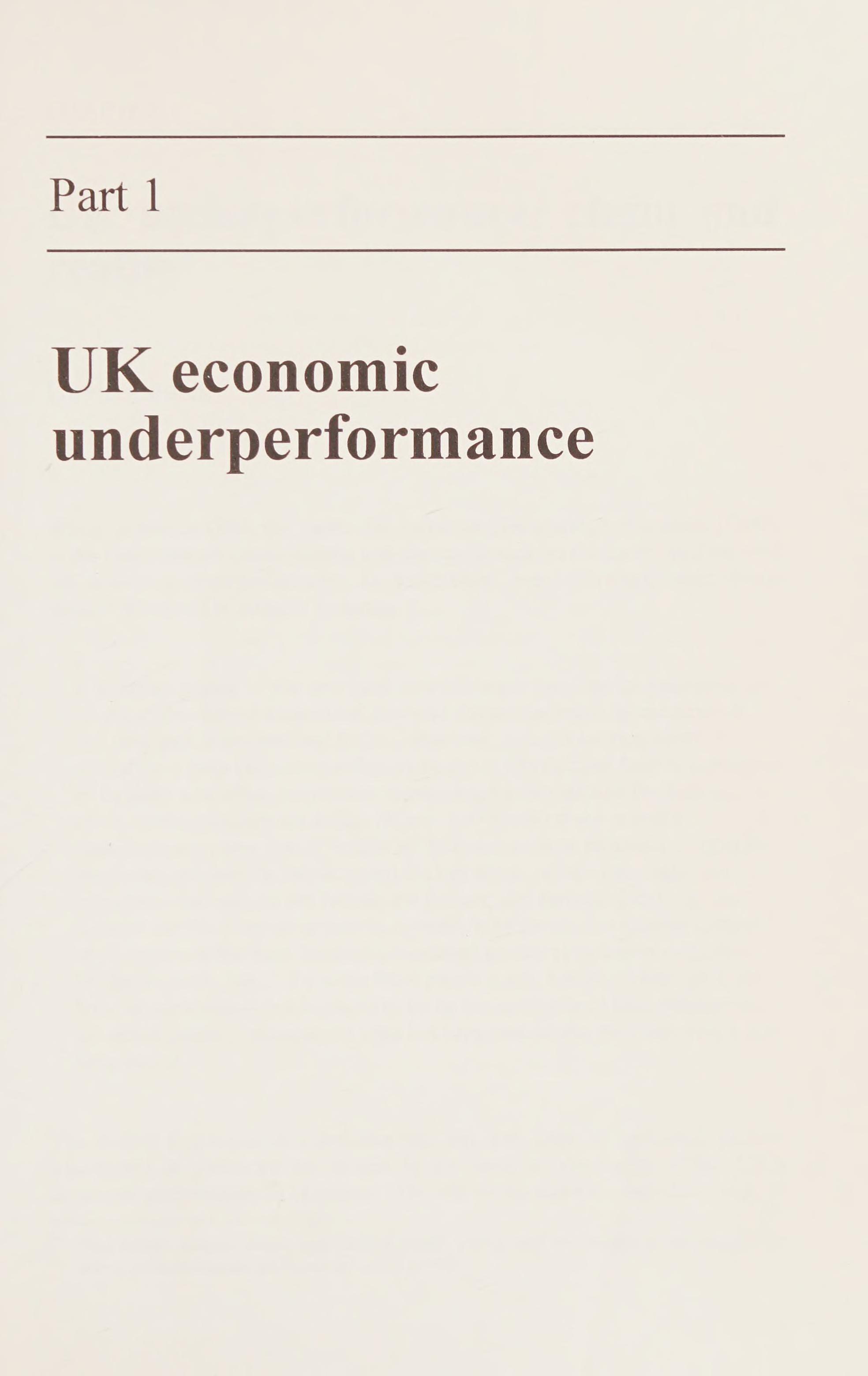 UK Economic Decline