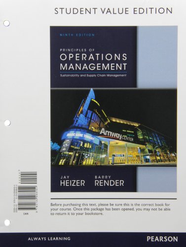 Principles of Operations Management, Student Value Edition Plus NEW MyOMLab with Pearson EText -- Access Card Package