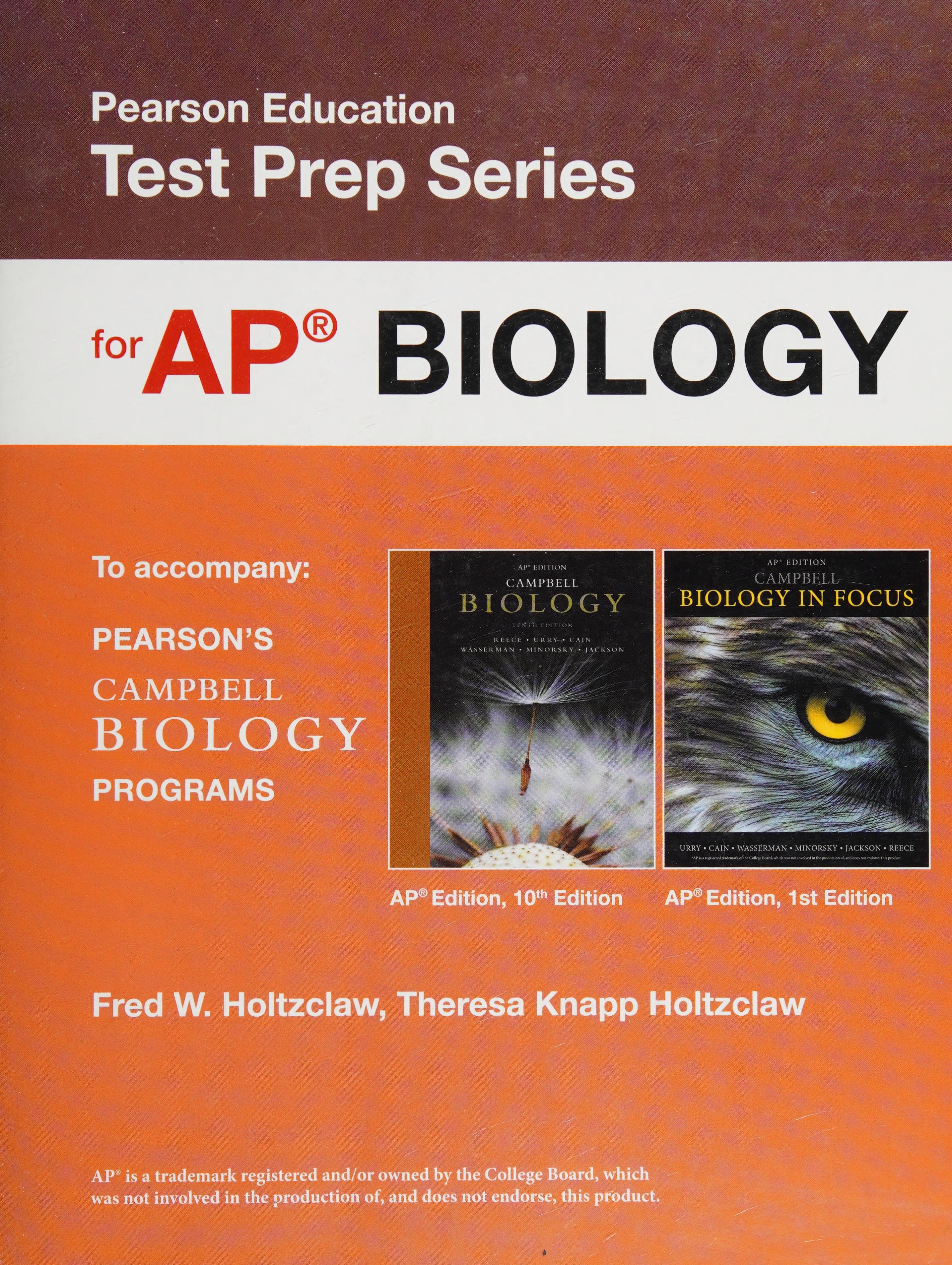 Preparing for the Biology AP* Exam (School Edition)
