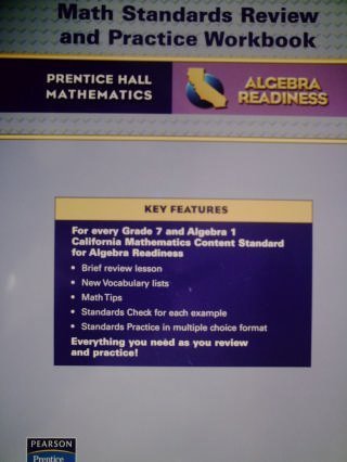 CALIFORNIA Math Standards Review And Practice Workbook